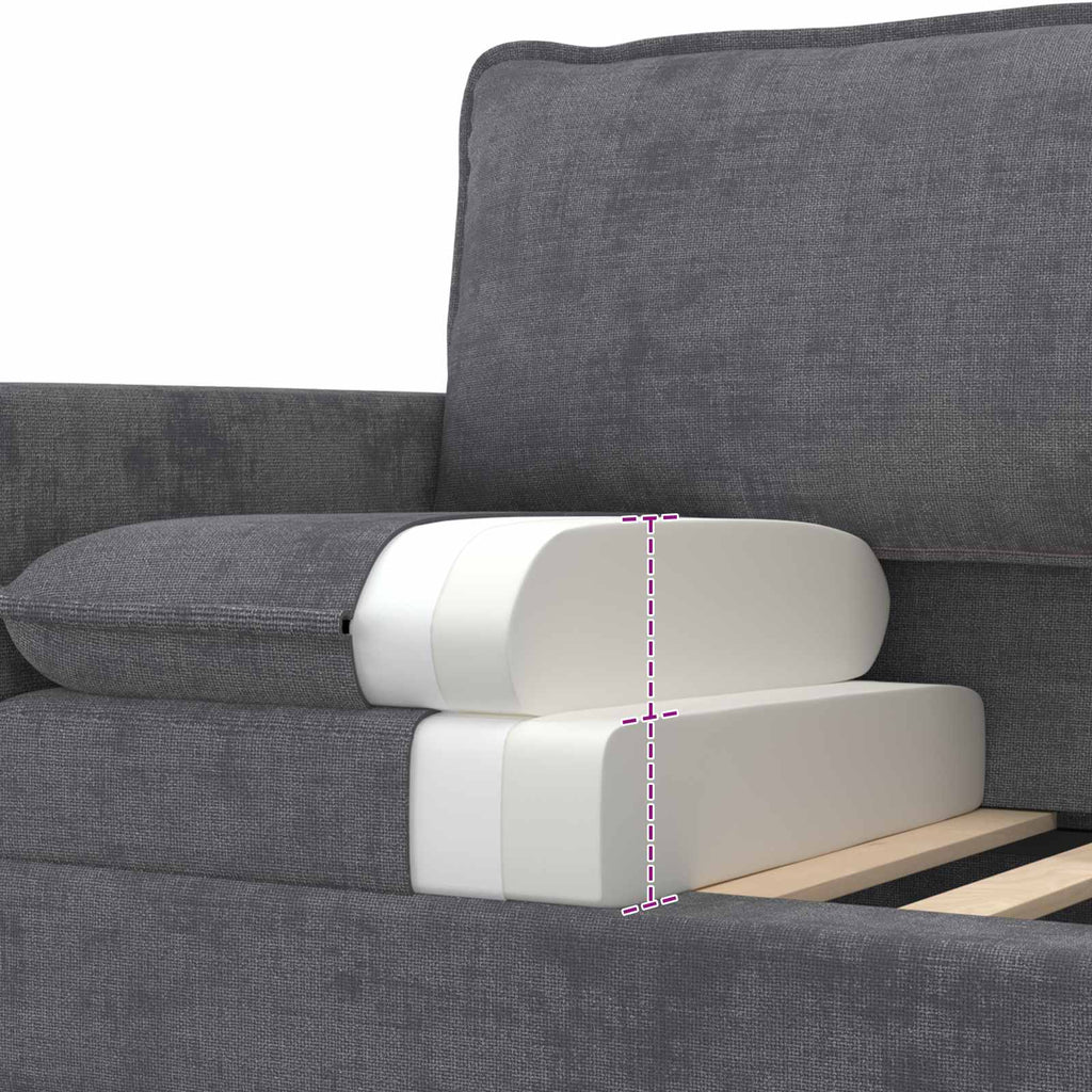 Sofa Dunkelgrau 156 x 81 x 87,5 cm Polyester