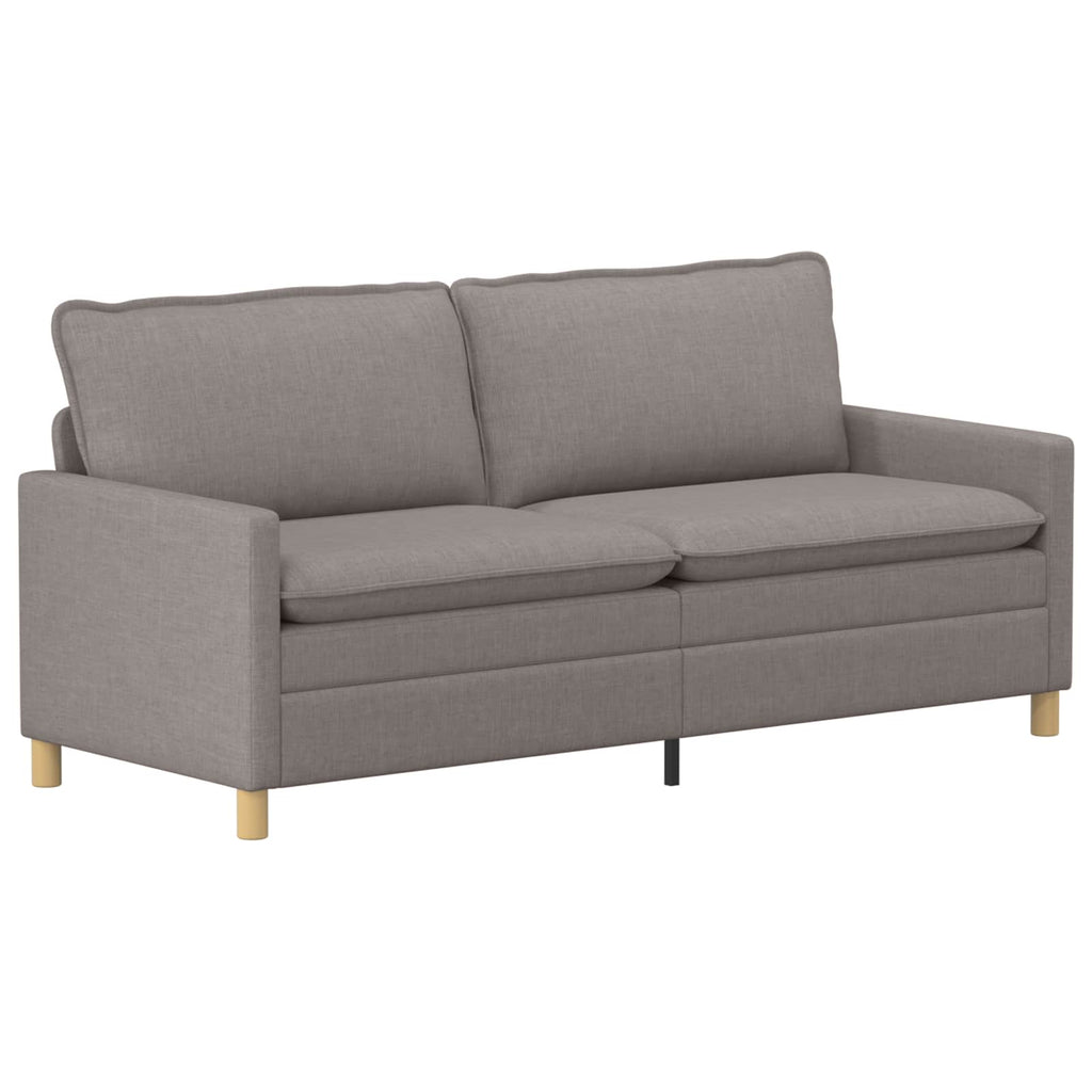 Sofa Taupe 196 x 81 x 87,5 cm Stoff