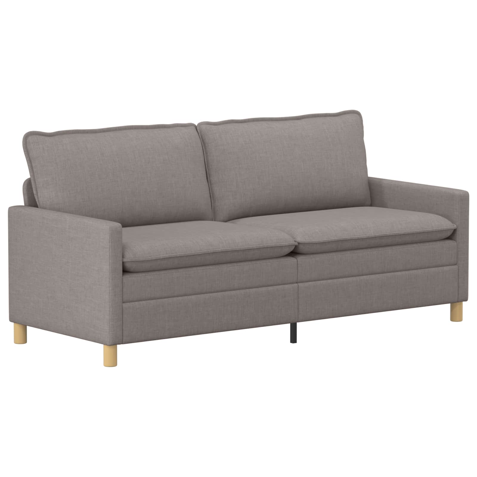 Sofa Taupe 196 x 81 x 87,5 cm Stoff