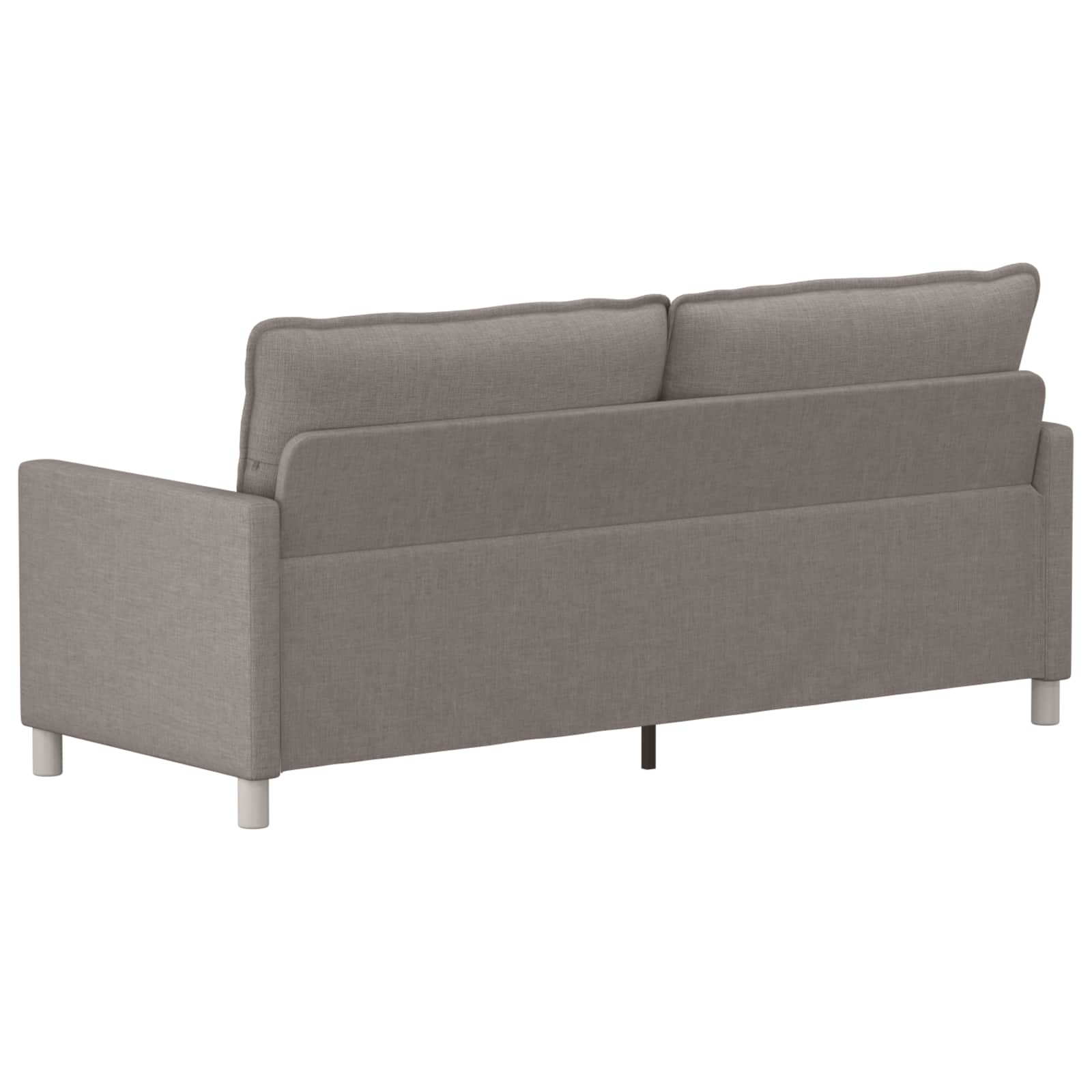 Sofa Taupe 196 x 81 x 87,5 cm Stoff