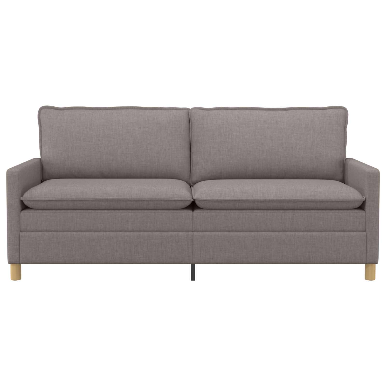 Sofa Taupe 196 x 81 x 87,5 cm Stoff