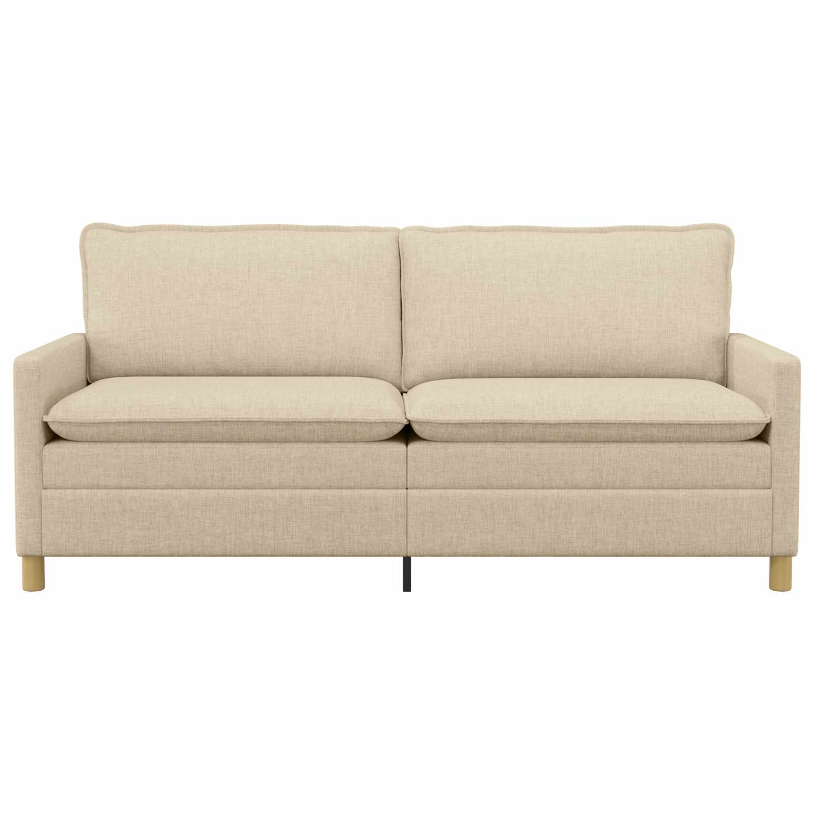 Sofa Creme 196 x 81 x 87,5 cm Stoff
