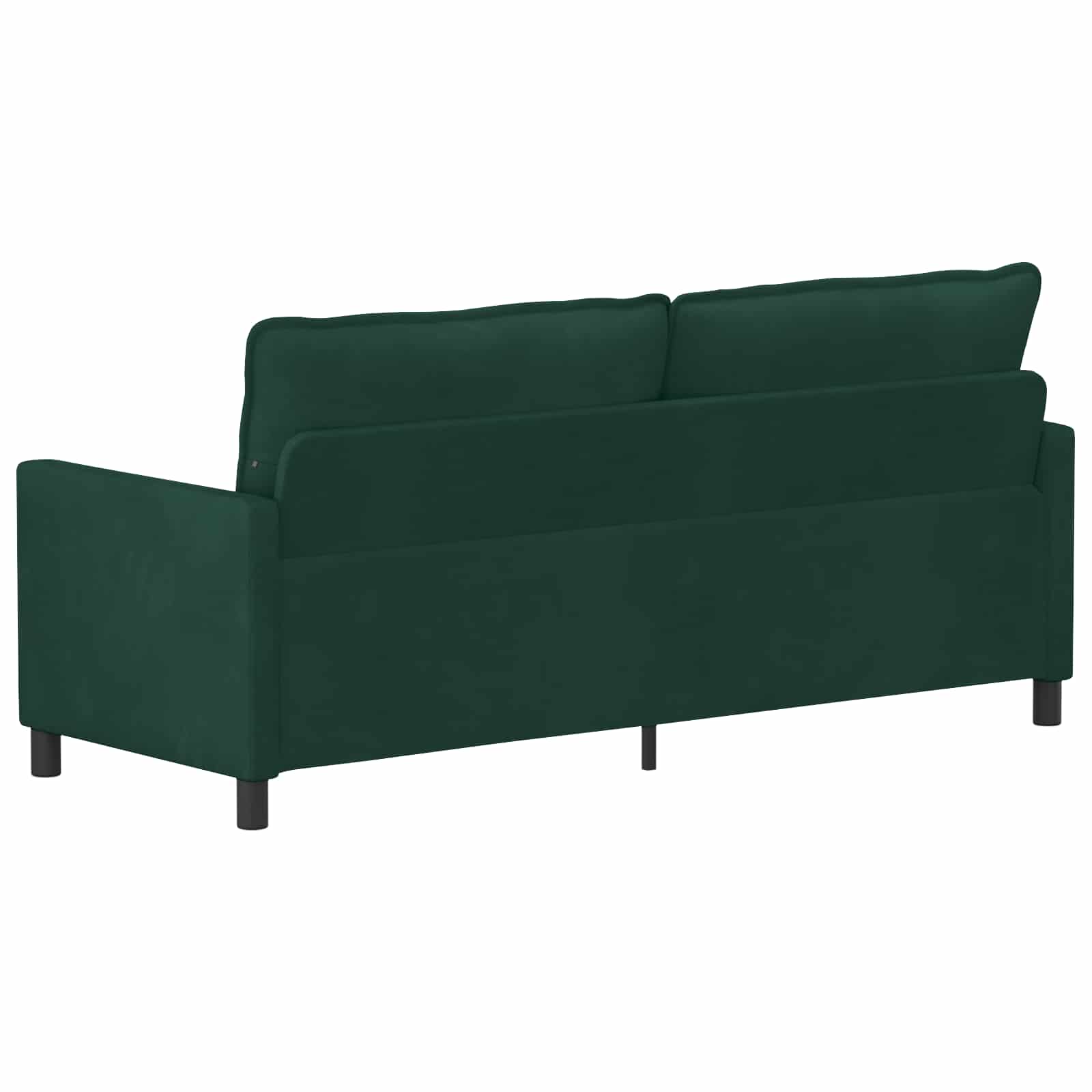 Sofa Dunkelgrün 196 x 81 x 87,5 cm Samt