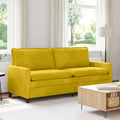 Sofa Gelb 196 x 81 x 87,5 cm Samt