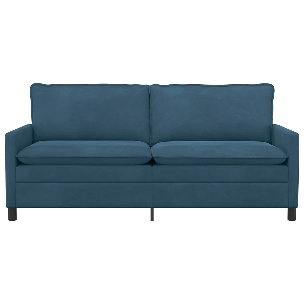 Sofa Blau 196 x 81 x 87,5 cm Samt