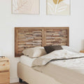 Bettkopfteil Natur Massivholz Teak