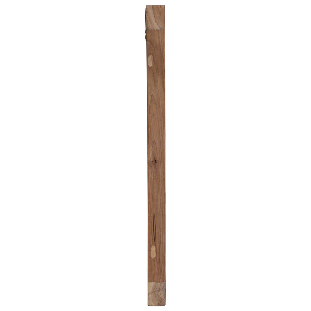 Bettkopfteil Natur Massivholz Teak