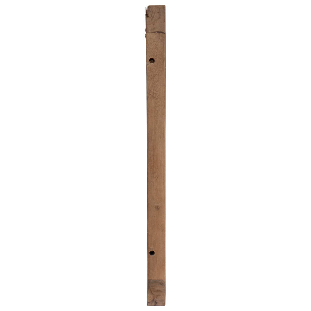 Bettkopfteil Natur Massivholz Teak