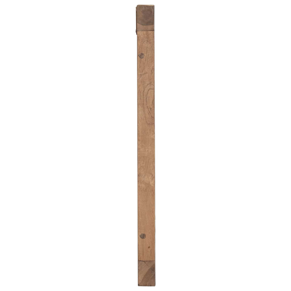 Bettkopfteil Natur Massivholz Teak