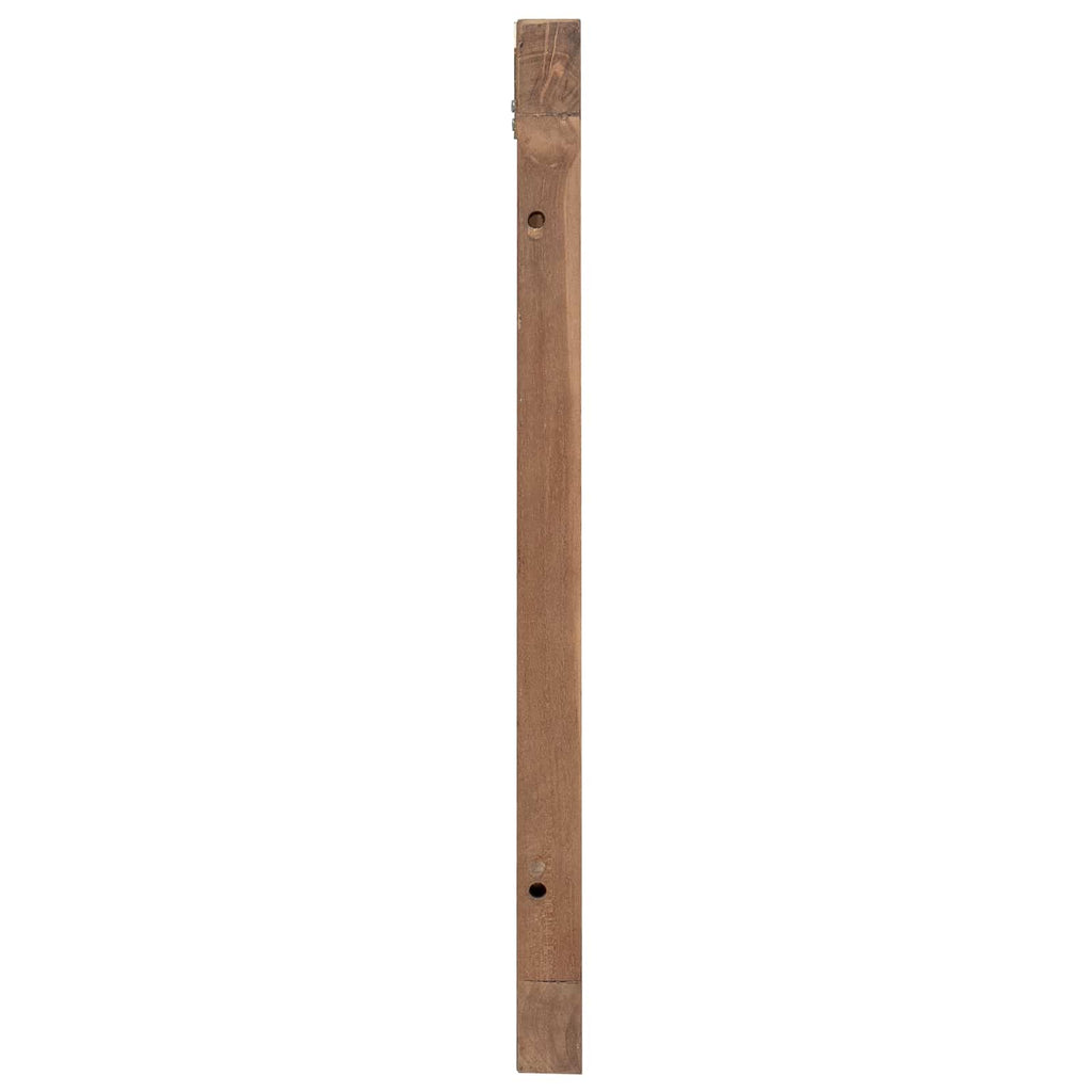 Bettkopfteil Natur Massivholz Teak