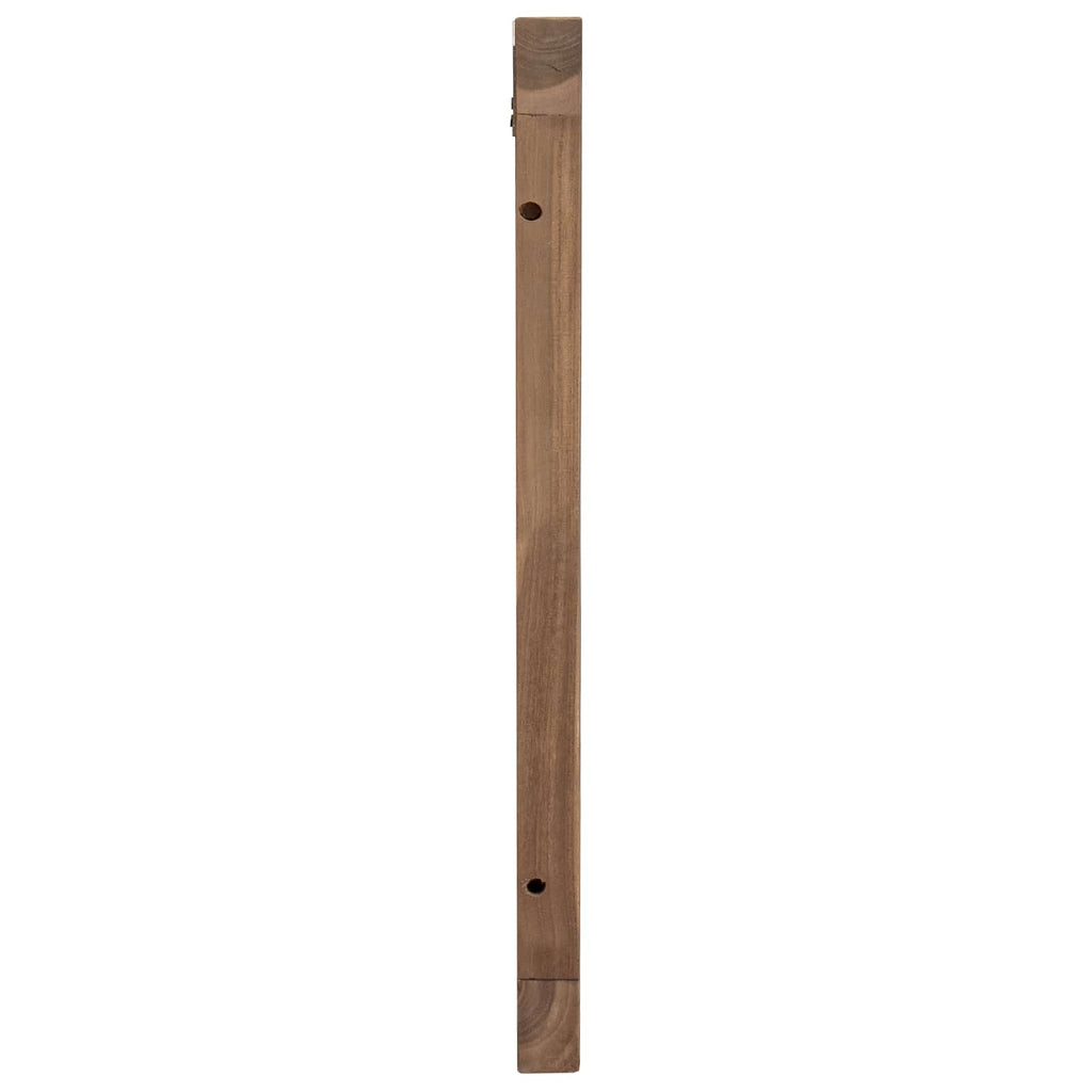 Bettkopfteil Natur Massivholz Teak