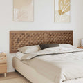 Bettkopfteil Natur Massivholz Teak