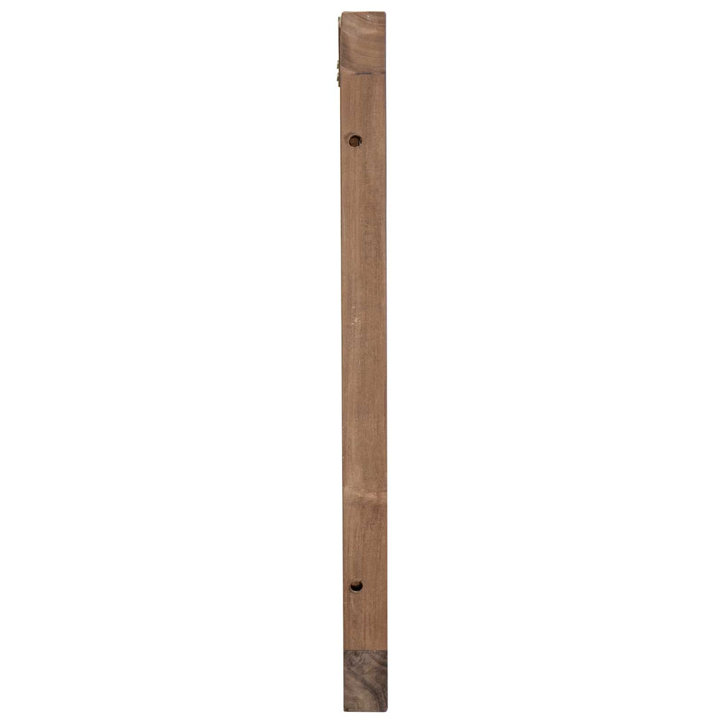 Bettkopfteil Natur Massivholz Teak