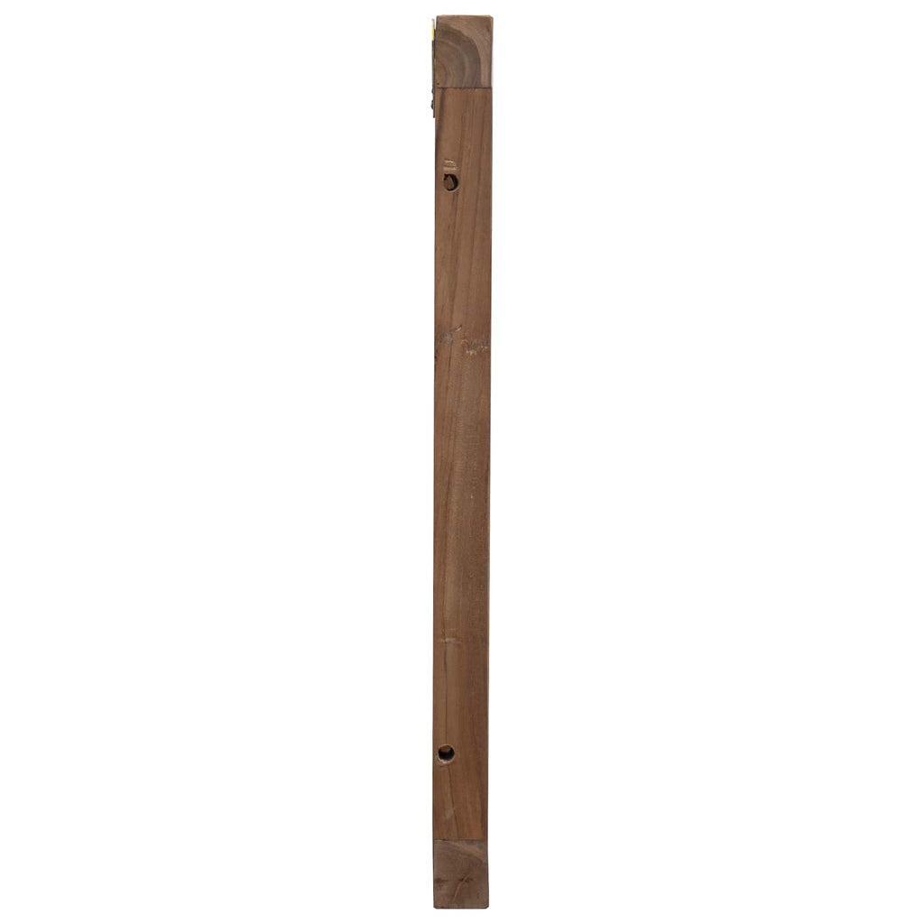 Bettkopfteil Natur Massivholz Teak