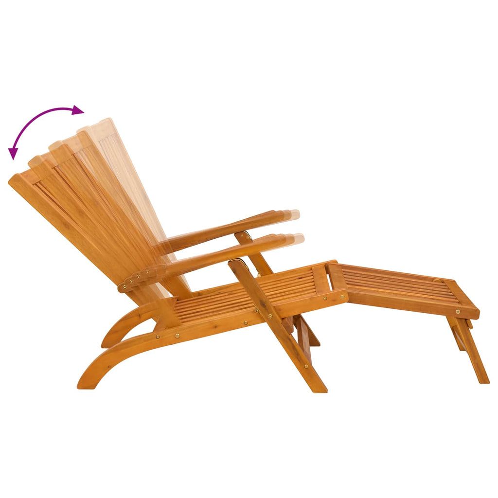 Liegestuhl zum Verstellen und Klappen 2 pcs 55 x 146 x 91 cm