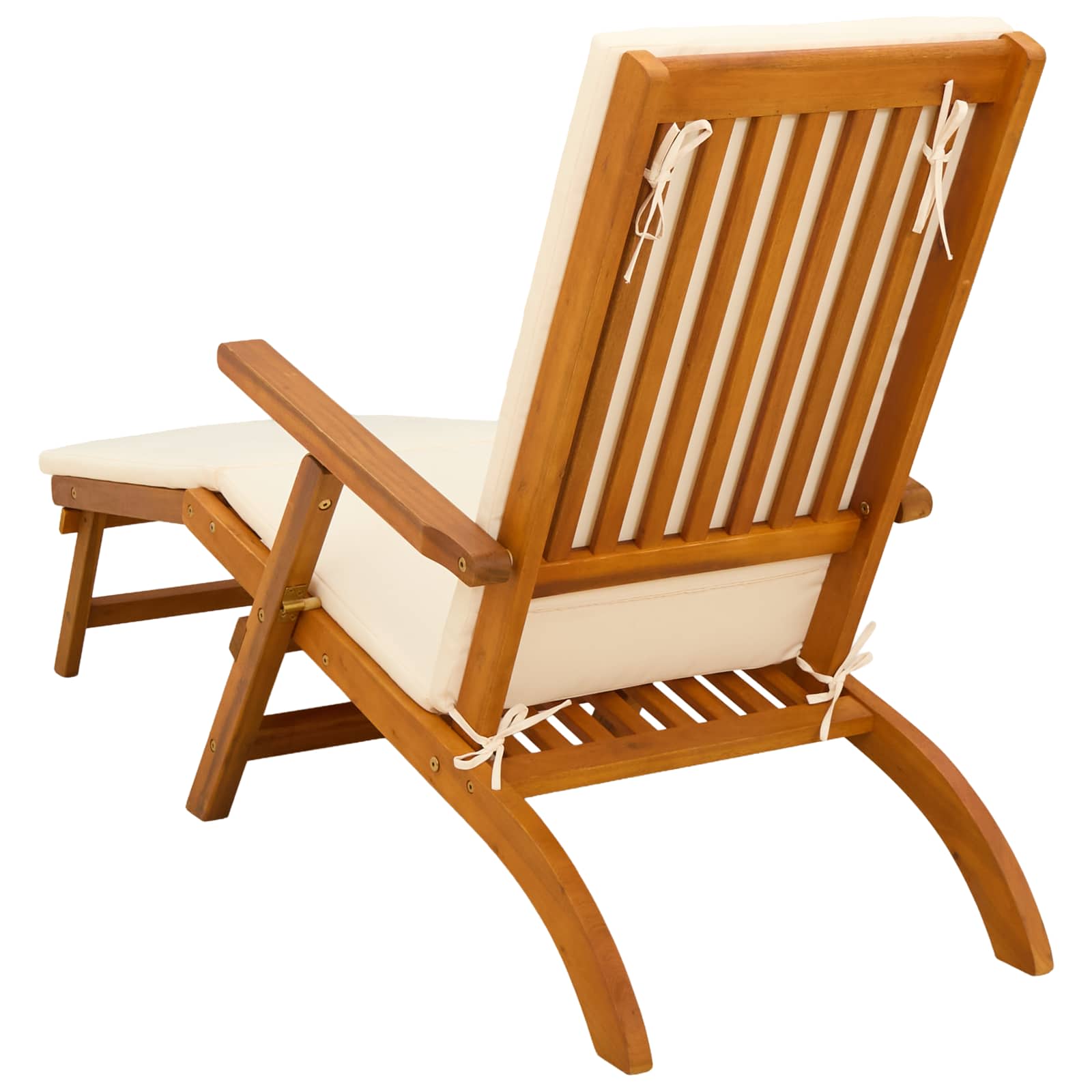 Liegestuhl zum Verstellen und Klappen 2 pcs 55 x 146 x 91 cm