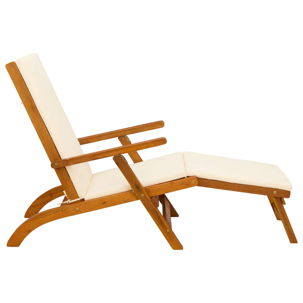 Liegestuhl zum Verstellen und Klappen 2 pcs 55 x 146 x 91 cm