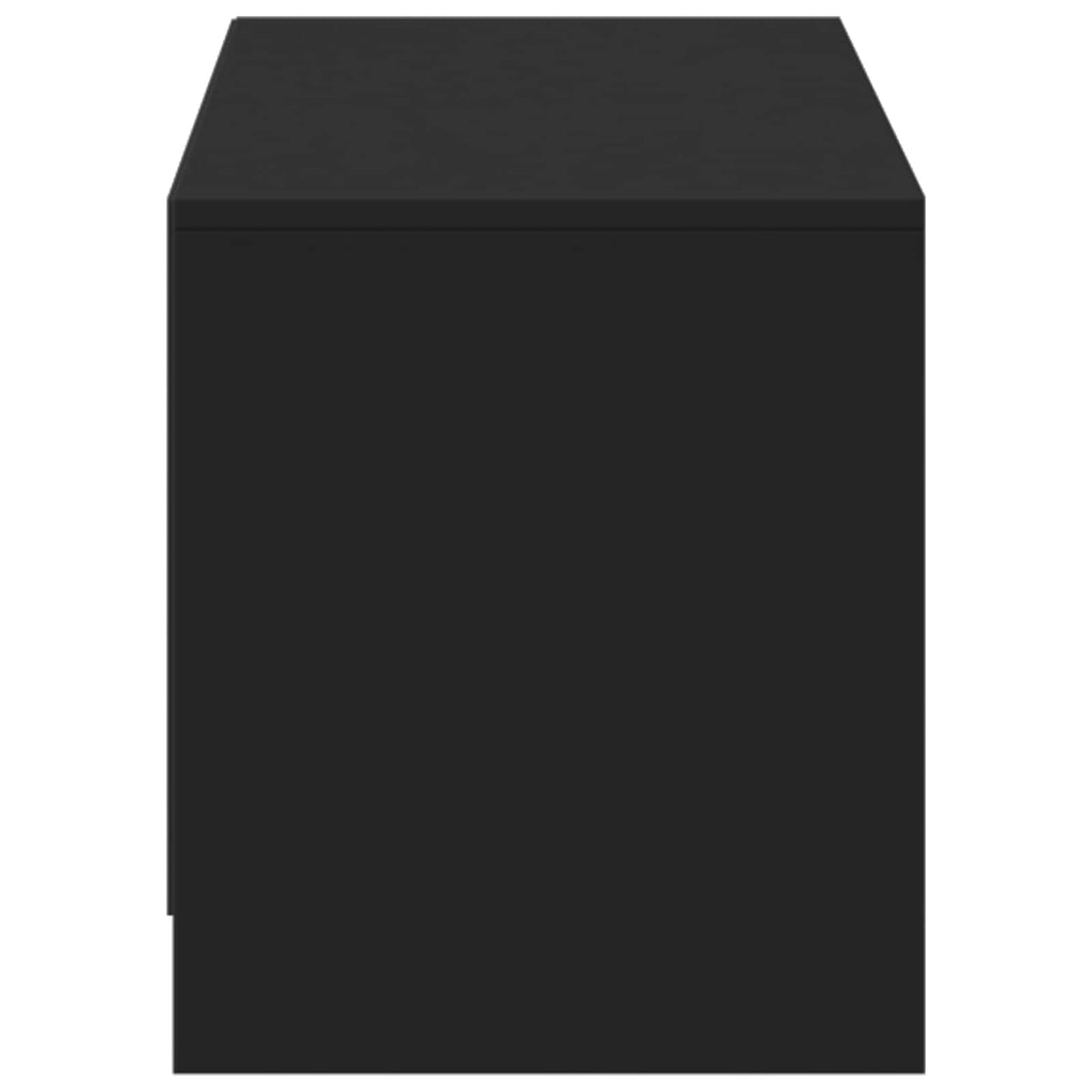 Fernsehschrank mit LED Schwarz 140 x 34 x 40 cm Holzwerkstoff