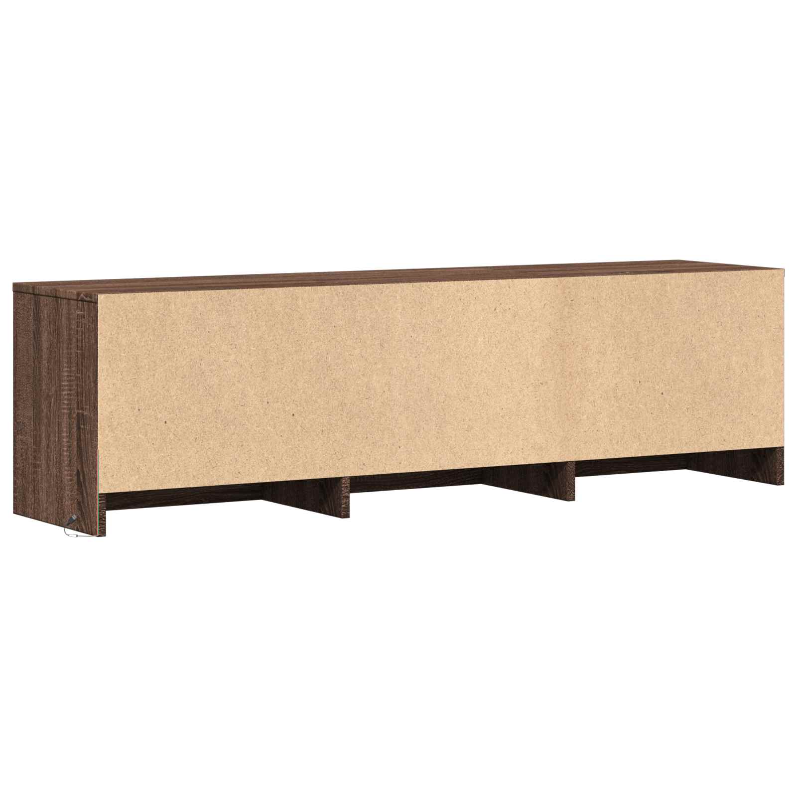 Fernsehschrank mit LED Braun Eichen-Optik 140 x 34 x 40 cm
