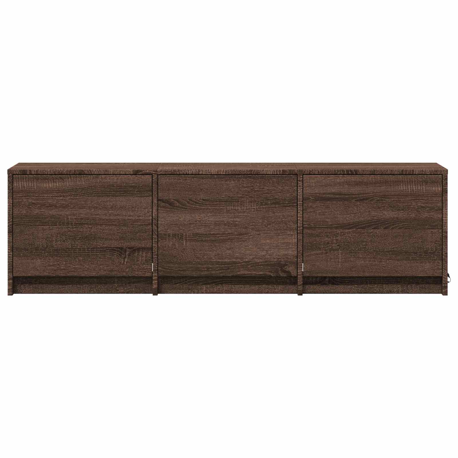 Fernsehschrank mit LED Braun Eichen-Optik 140 x 34 x 40 cm