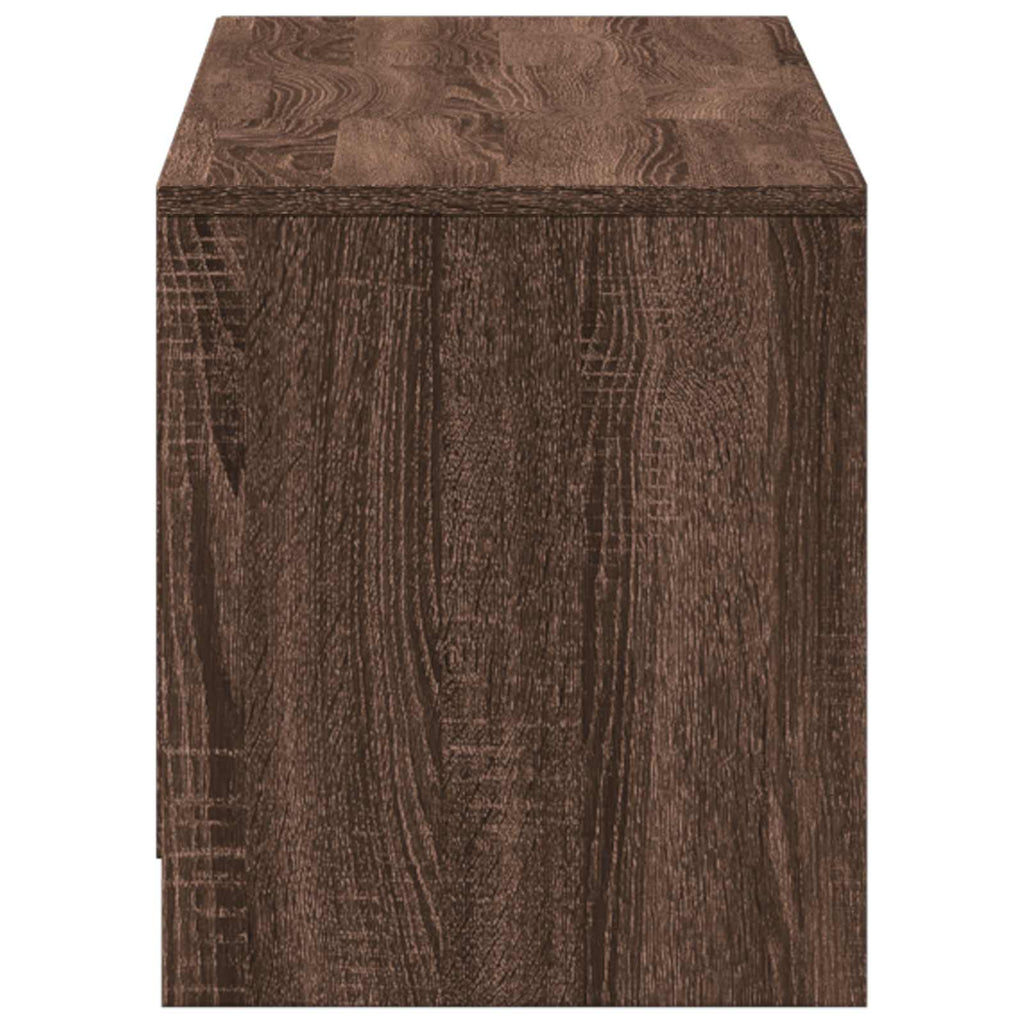 Fernsehschrank mit LED Braun Eichen-Optik 140 x 34 x 40 cm