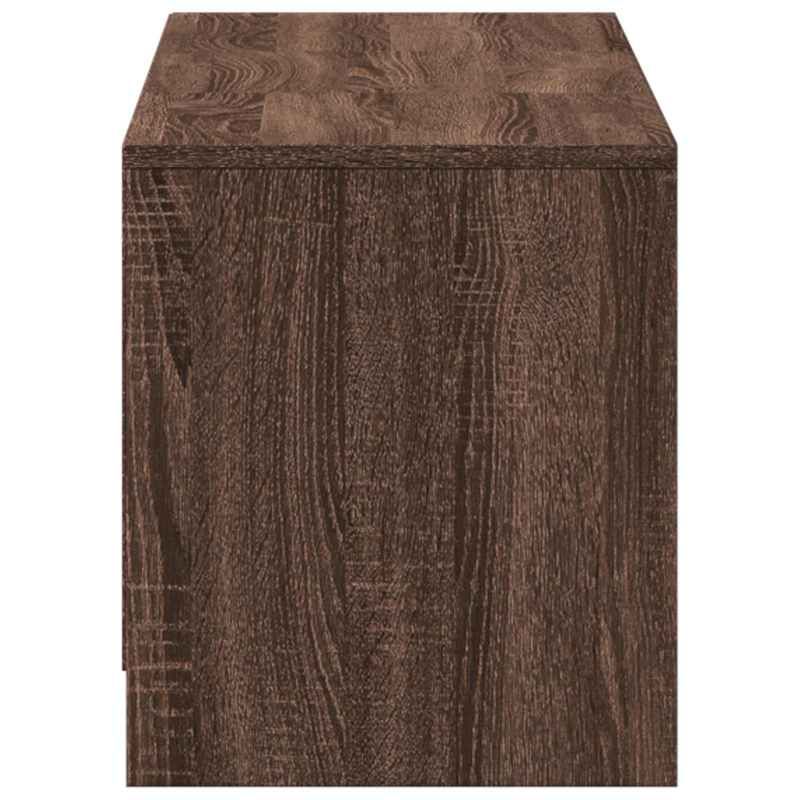 Fernsehschrank mit LED Braun Eichen-Optik 140 x 34 x 40 cm