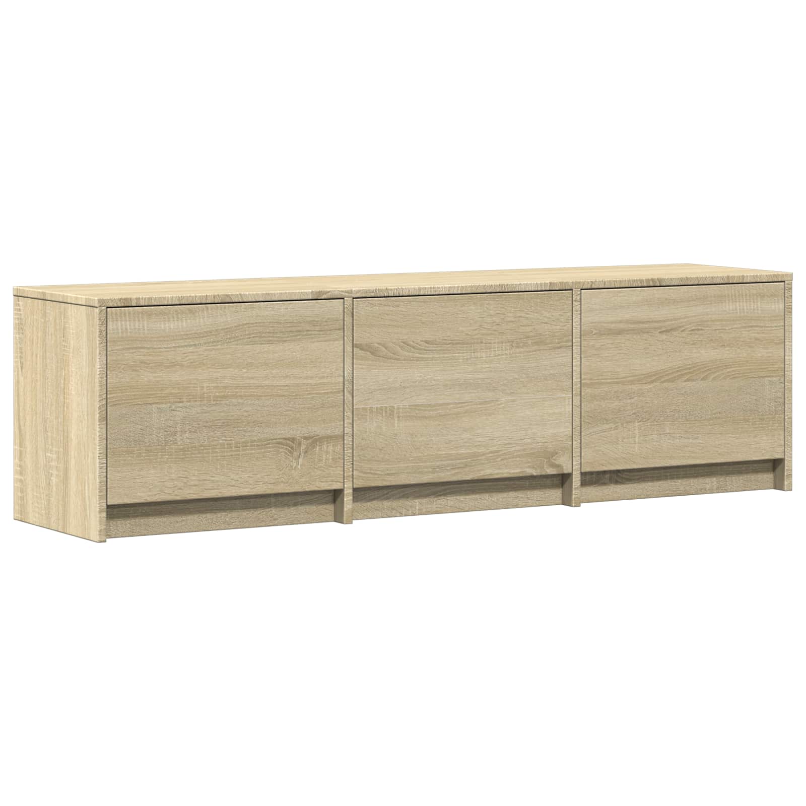 Fernsehschrank mit LED mit LED Sonoma-Eiche 140 x 34 x 40 cm