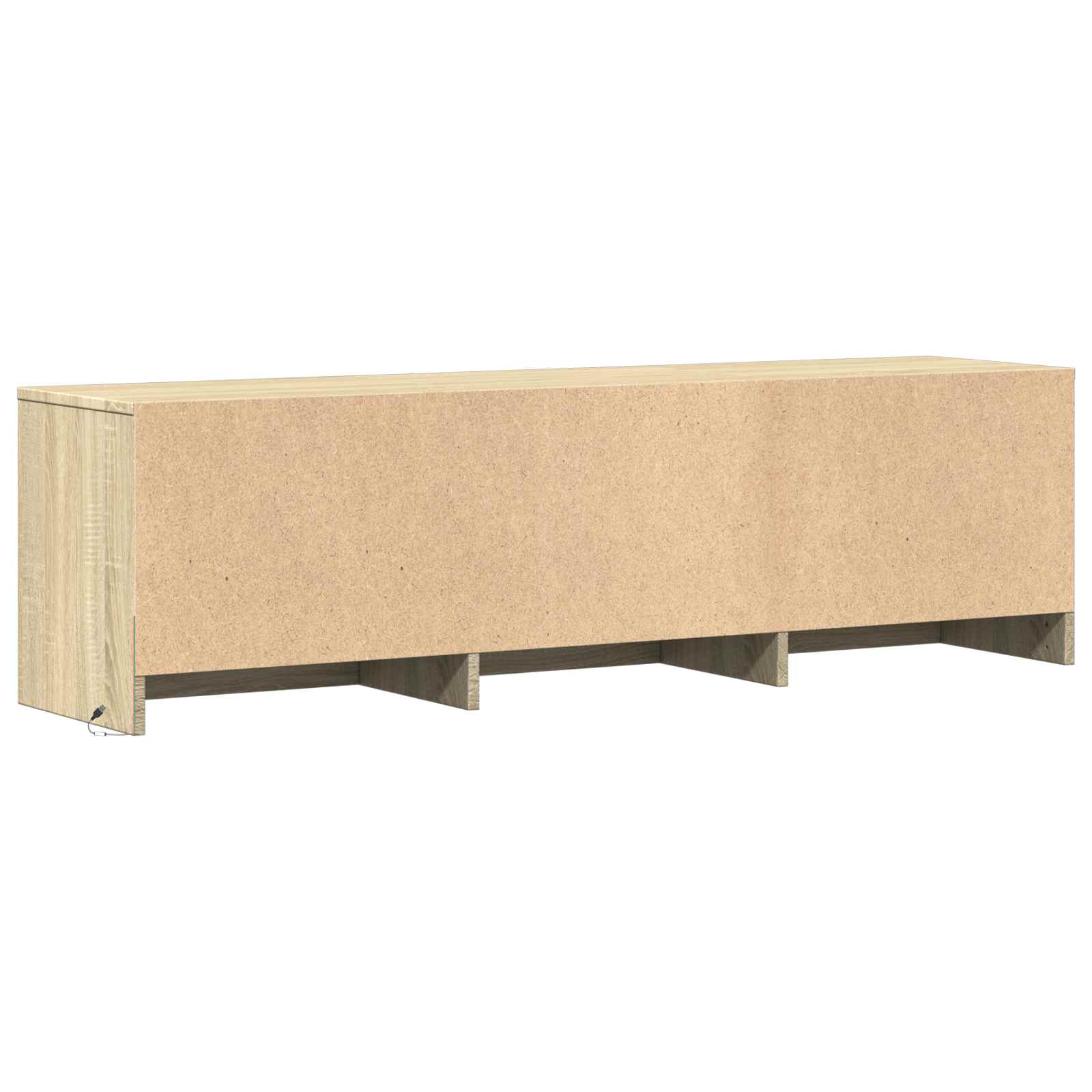Fernsehschrank mit LED mit LED Sonoma-Eiche 140 x 34 x 40 cm