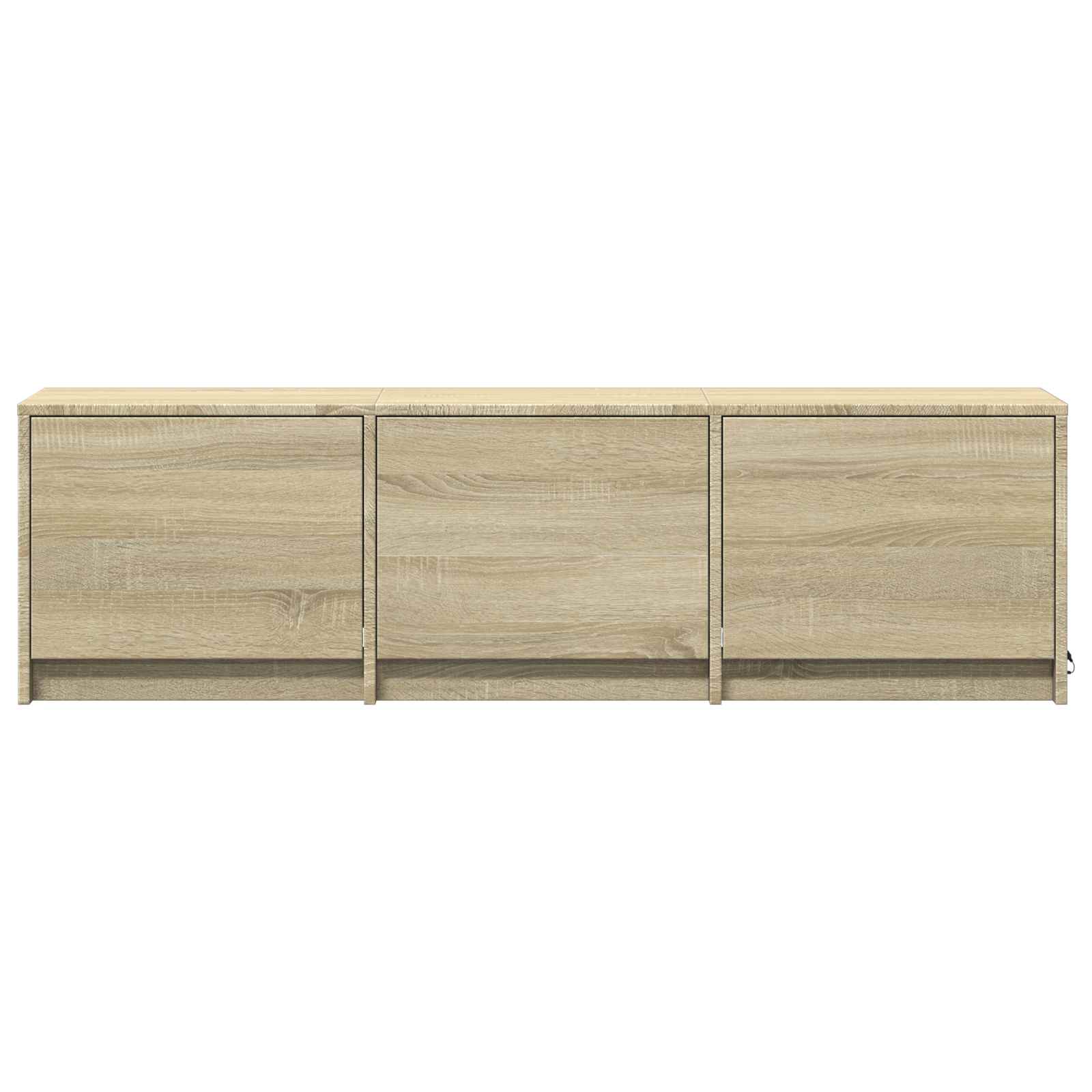 Fernsehschrank mit LED mit LED Sonoma-Eiche 140 x 34 x 40 cm