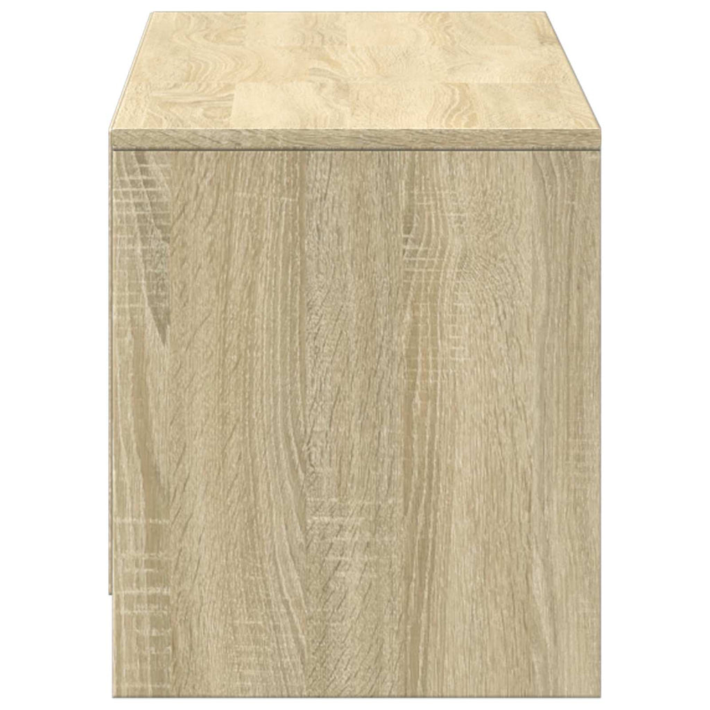Fernsehschrank mit LED mit LED Sonoma-Eiche 140 x 34 x 40 cm