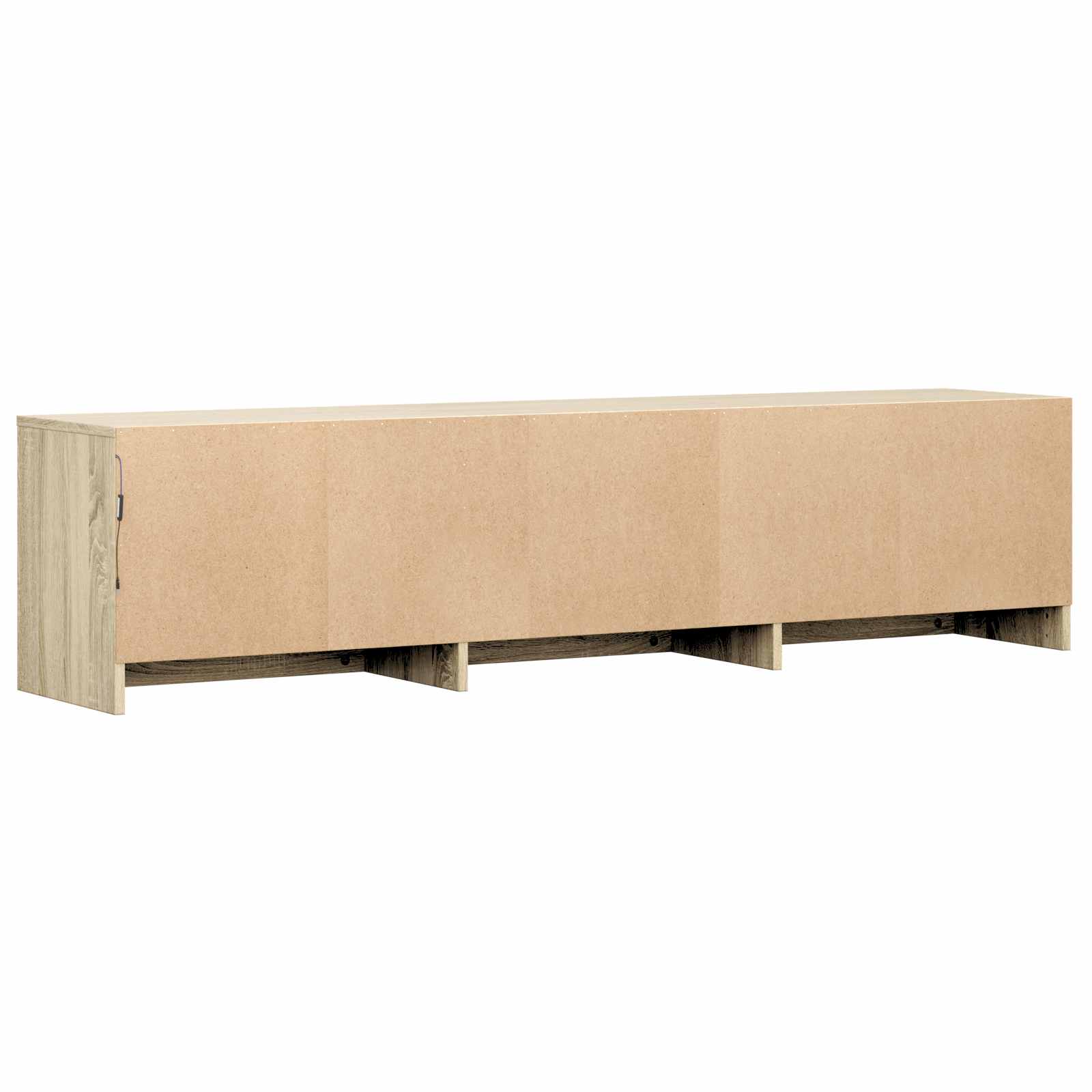 Fernsehschrank mit LED mit LED Sonoma-Eiche 165 x 34 x 40 cm
