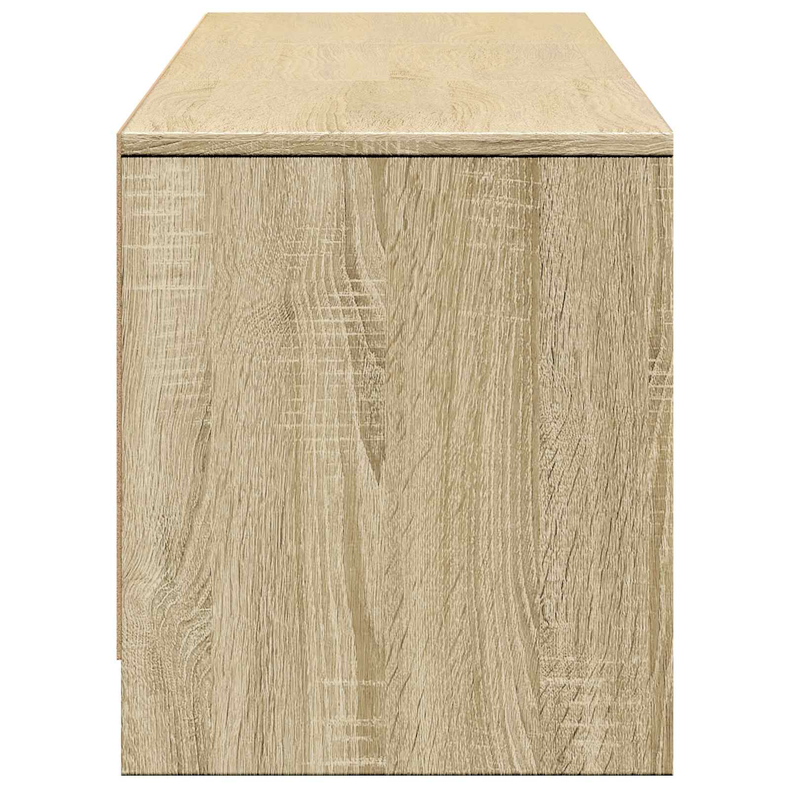 Fernsehschrank mit LED mit LED Sonoma-Eiche 165 x 34 x 40 cm