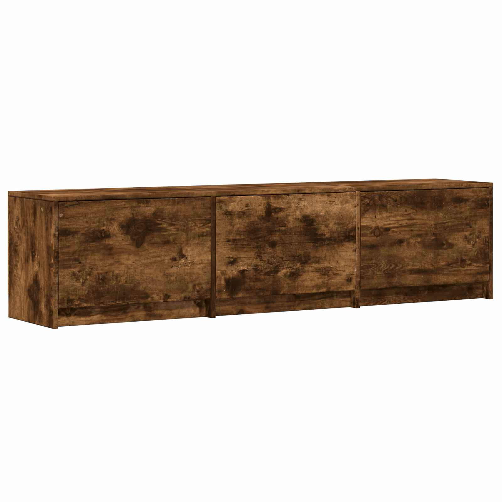Fernsehschrank mit LED Geräucherte Eiche 165 x 34 x 40 cm