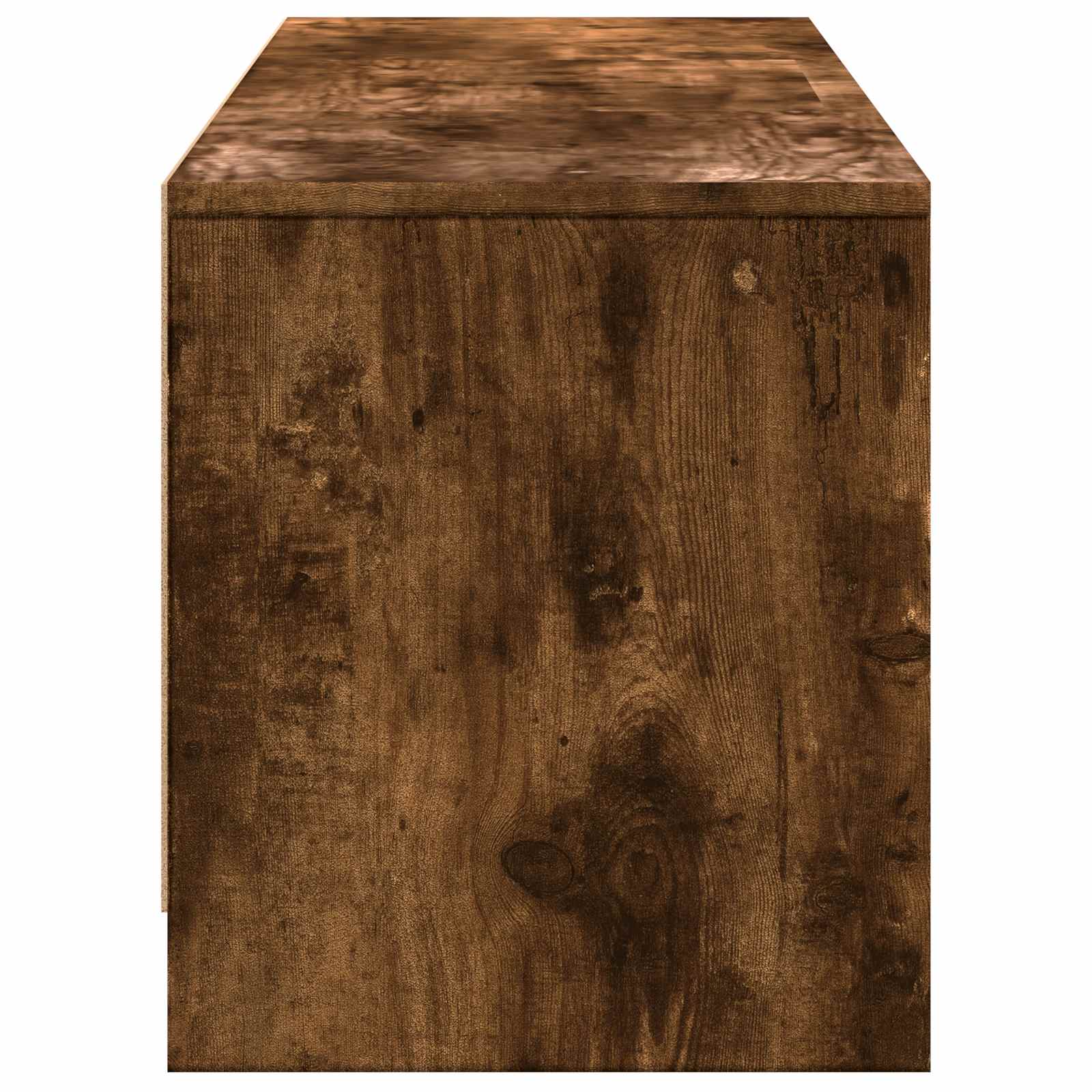 Fernsehschrank mit LED Geräucherte Eiche 165 x 34 x 40 cm