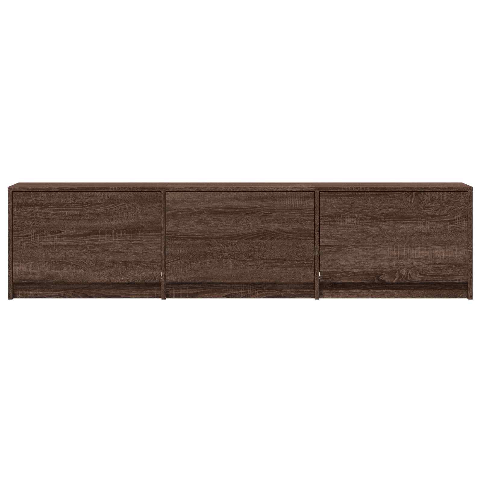 Fernsehschrank mit LED Braun Eichen-Optik 165 x 34 x 40 cm