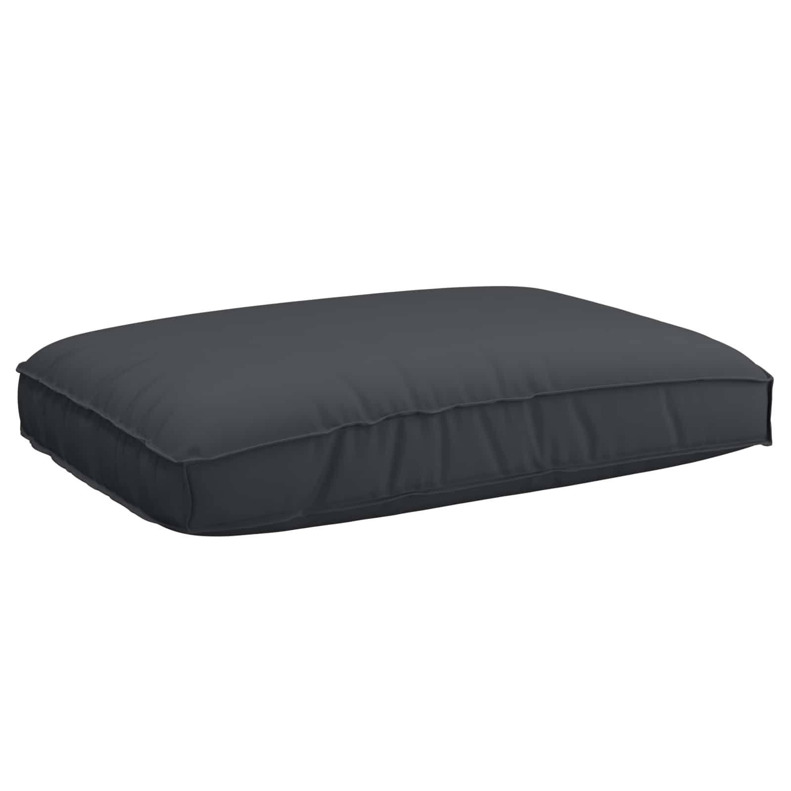 Sofa Set mit Kissen Uni 2 pcs Schwarz Massivholz Akazie