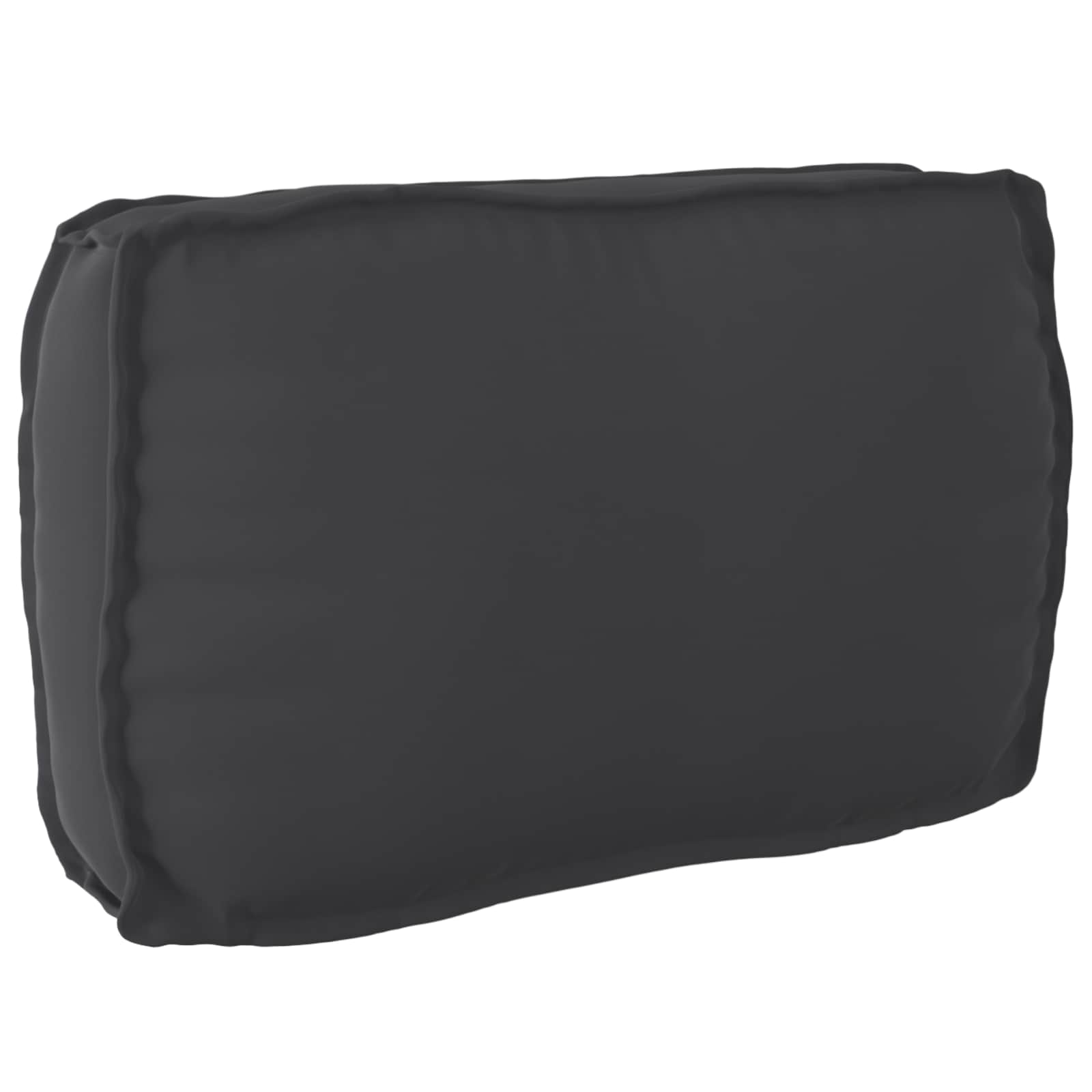 Sofa Set mit Kissen Uni 2 pcs Schwarz Massivholz Akazie