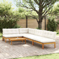5 Stück Garten Pallet Sofa Einheiten Massivholz Akazie Natur