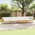 5 Stück Garten Pallet Sofa Einheiten Massivholz Akazie Natur