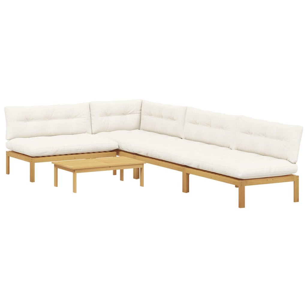 5 Stück Garten Pallet Sofa Einheiten Massivholz Akazie