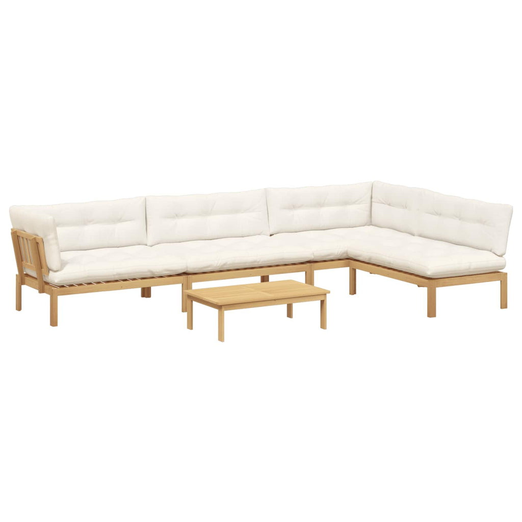 5 Stück Garten Pallet Sofa Einheiten Massivholz Akazie
