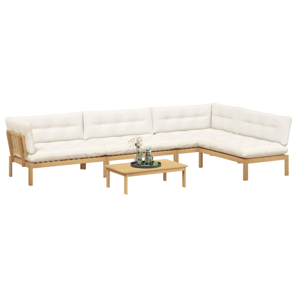 5 Stück Garten Pallet Sofa Einheiten Massivholz Akazie