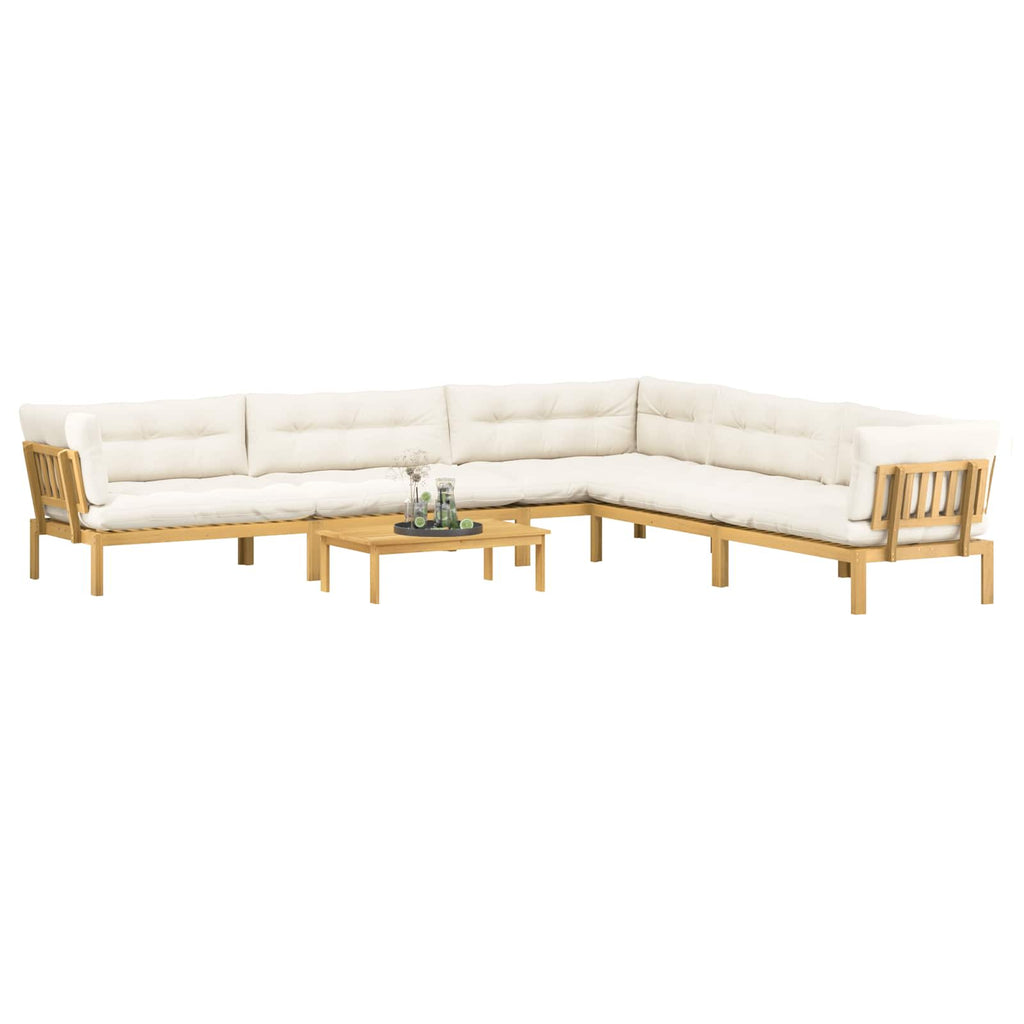 6 Stück Garten Pallet Sofa Einheiten Massivholz Akazie
