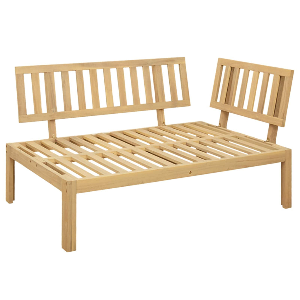 Garten Pallet Sofa Einheiten 2 Stück Hellbraun und Dunkelgrau
