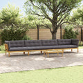 5 Stück Garten Pallet Sofa Einheiten Massivholz Akazie