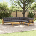 5 Stück Garten Pallet Sofa Einheiten Massivholz Akazie