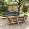 5 Stück Garten Pallet Sofa Einheiten Massivholz Akazie