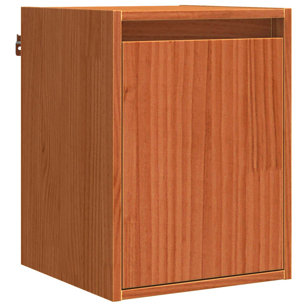 Wandschrank Wandmontiert 2 pcs Wachsbraun 30 x 30 x 40 cm
