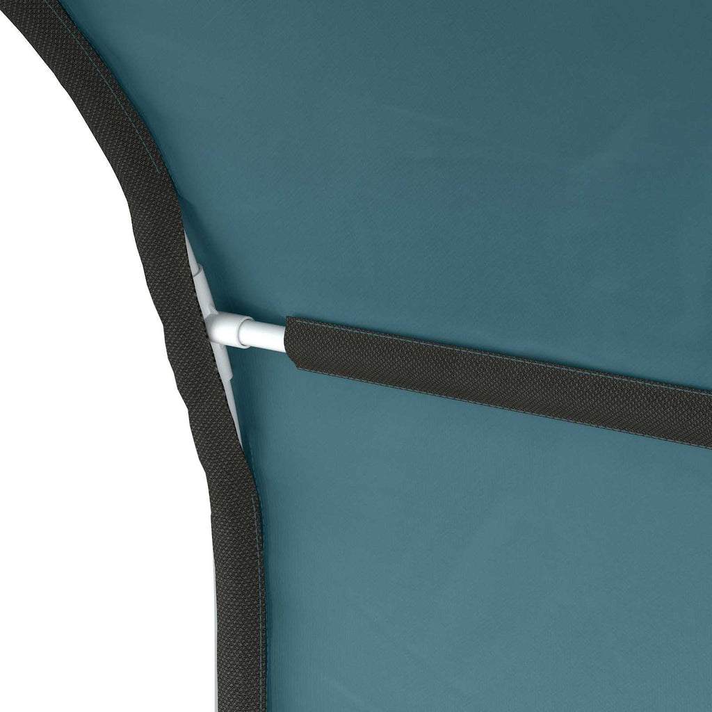 Bettunnel 2 pcs Himmelblau 211 x 52,5 x 2 cm Polyester