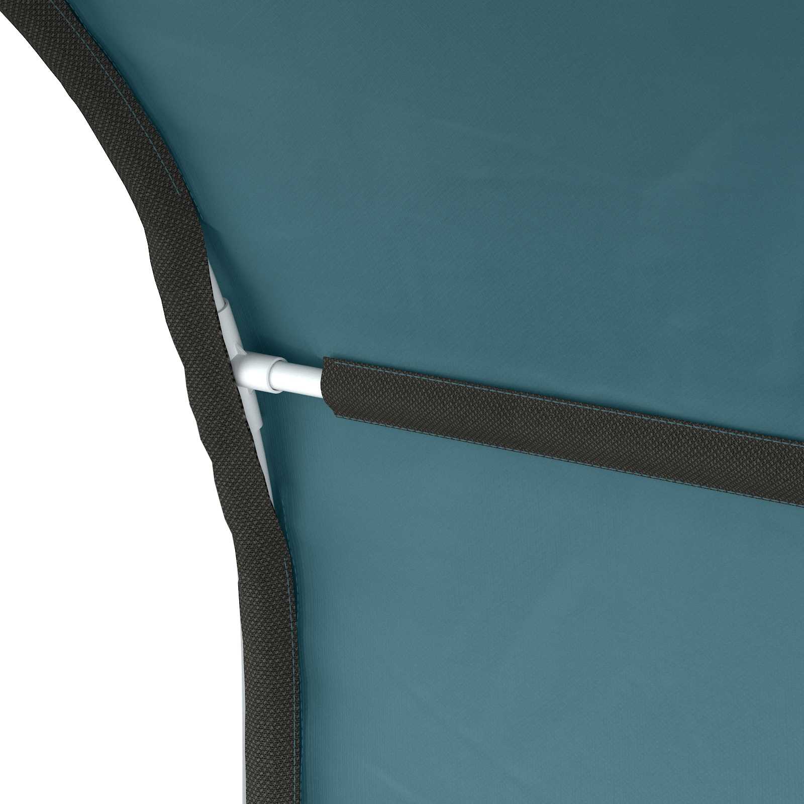 Bettunnel 2 pcs Himmelblau 211 x 52,5 x 2 cm Polyester